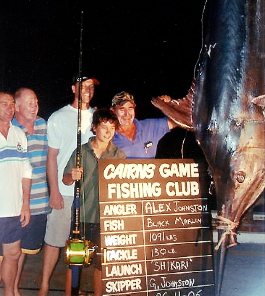 1,093-POUND, 7-OUNCE BLACK MARLIN