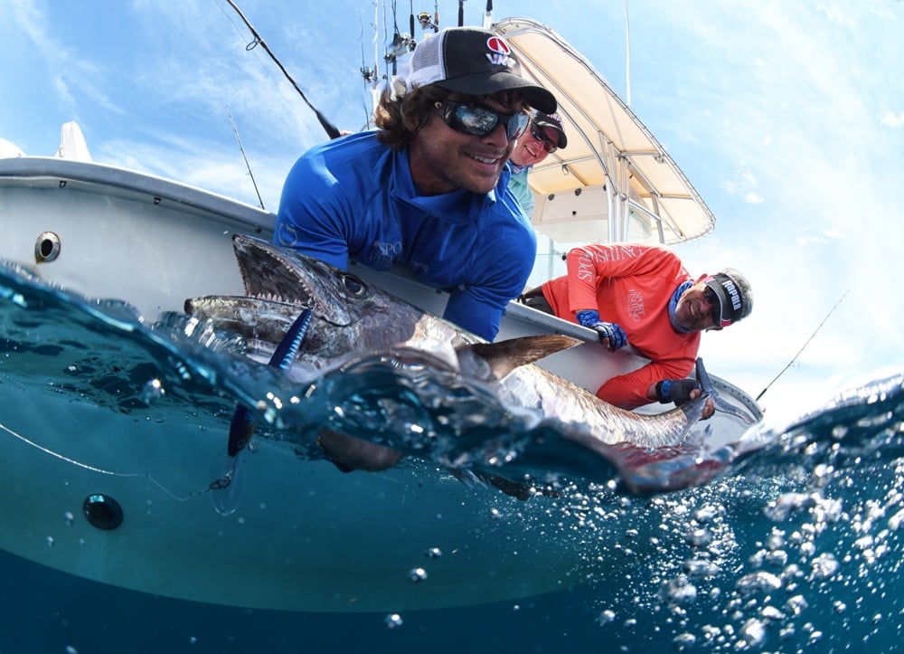 A smoker king mackerel boatside off Panama City, Florida