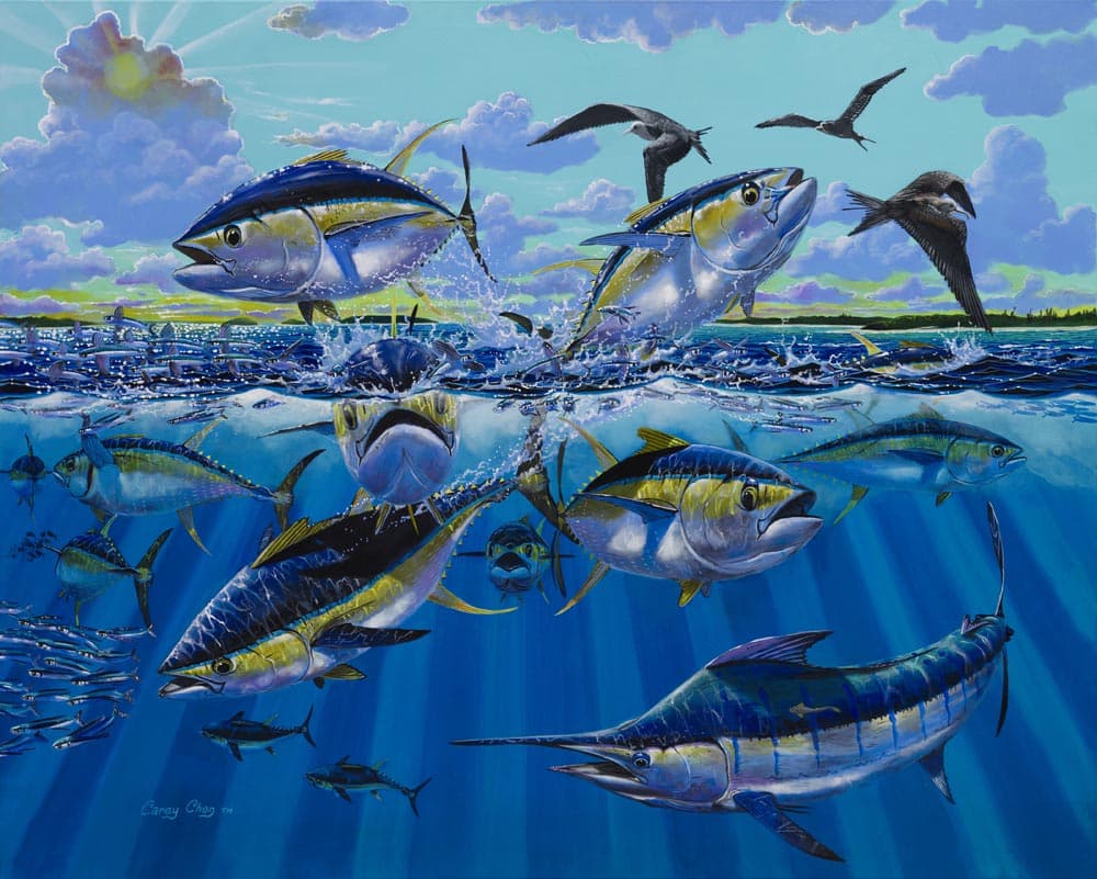 22 Dazzling Works of Fish Art by Carey Chen