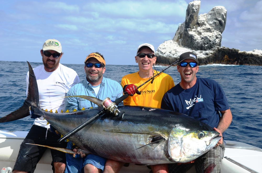 biggest tuna yellowfin fishing Baja California Sur Mexico