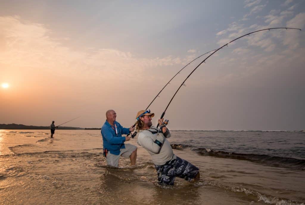 Fishing Gabon's Breathtaking Beaches - double hookup