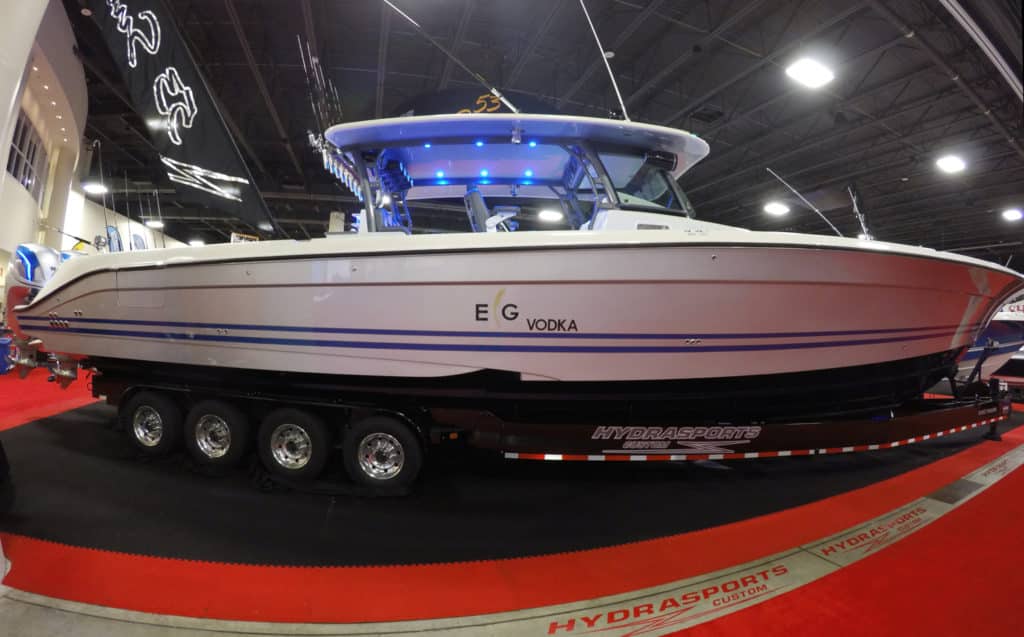 World's Most Expensive Center Console Fishing Boat — side view