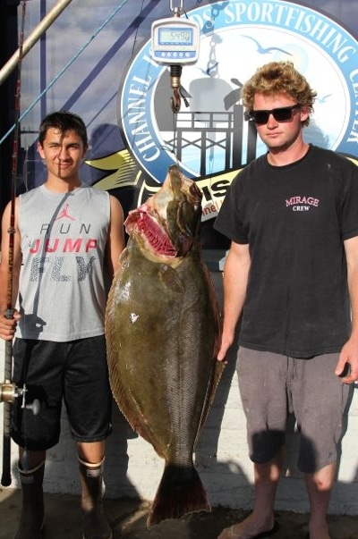 54-POUND, 14-OUNCE CALIFORNIA HALIBUT