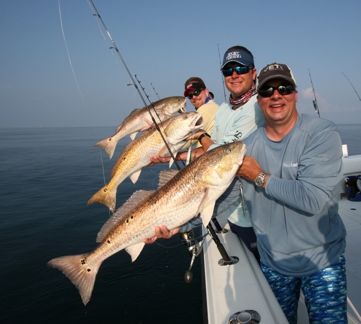 Best fishing vacation Venice, Louisiana, redfish