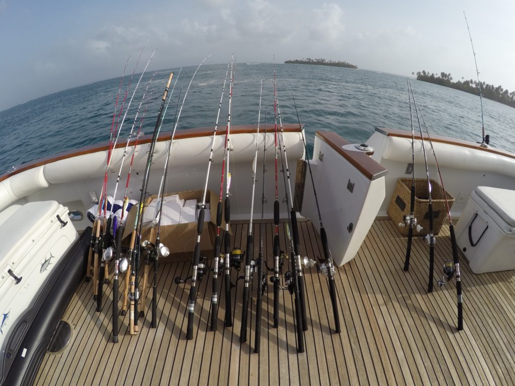 San Blas Islands Panama fishing tackle Shimano rods reels