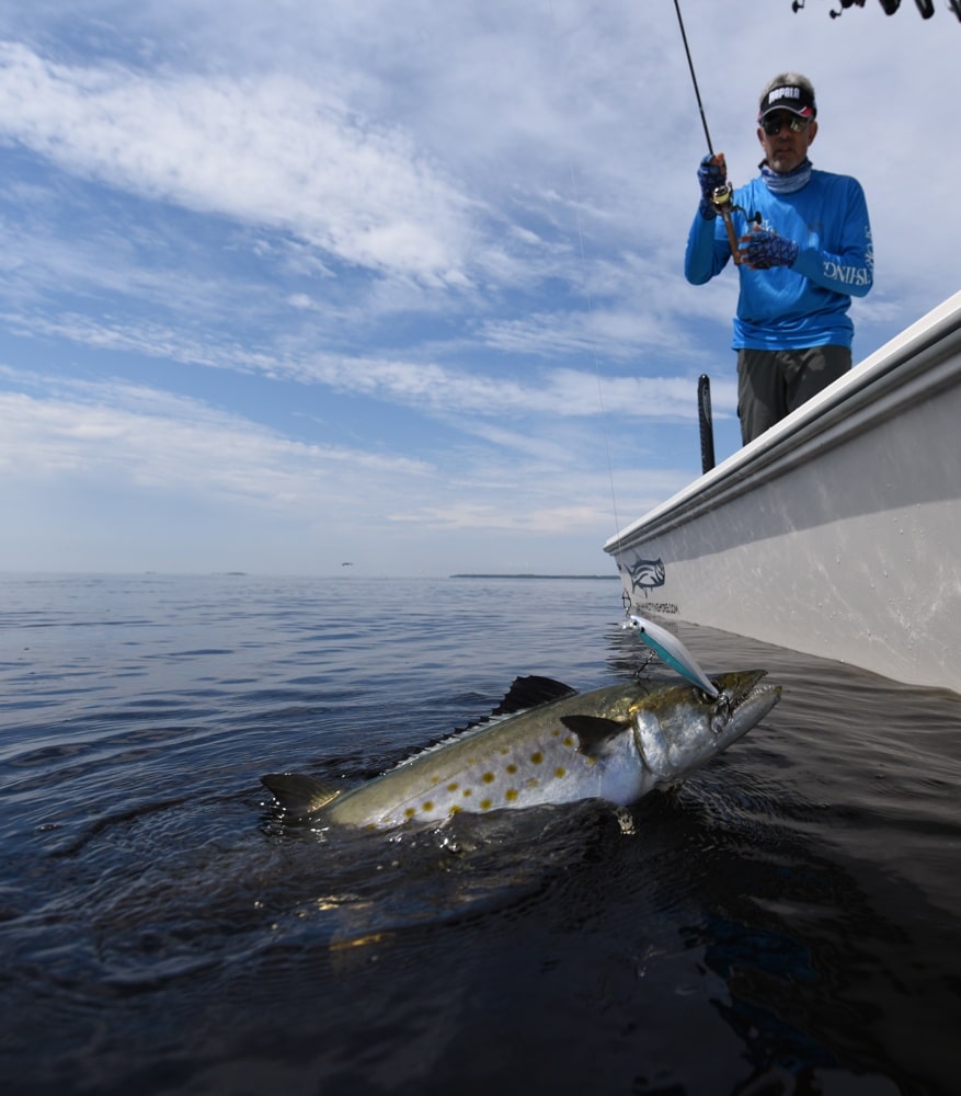 Spanish mackerel on a Rapala Shadow Rap Shad.