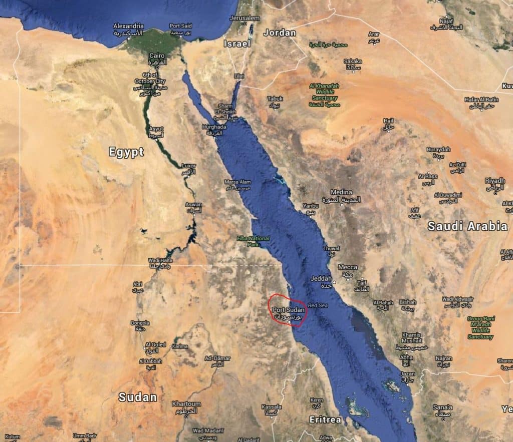 Nubian Flats map