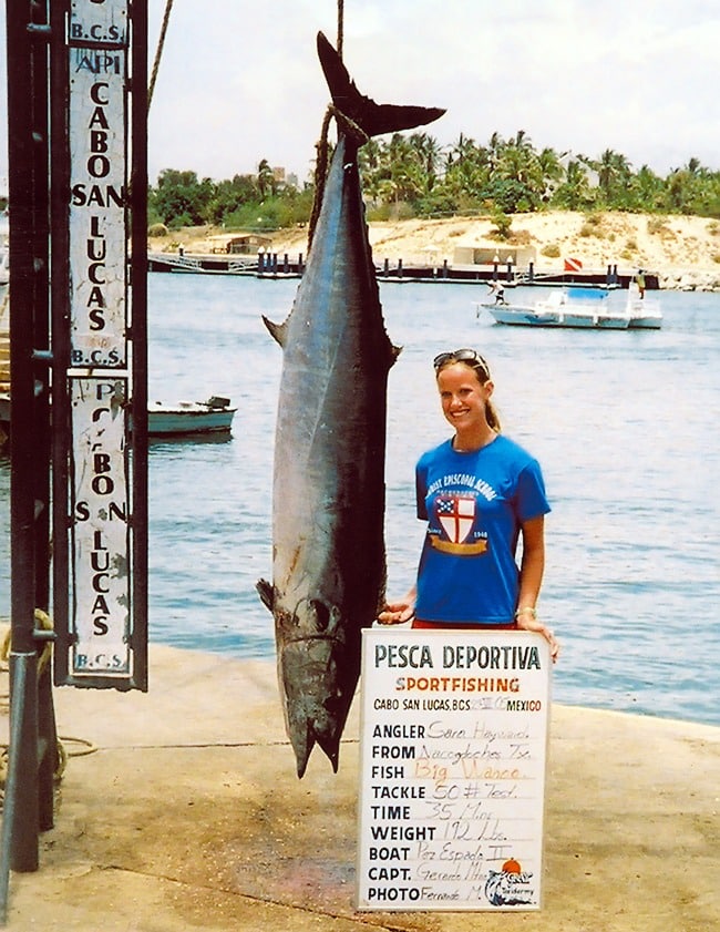 Wahoo fish IGFA world-record deep sea fishing