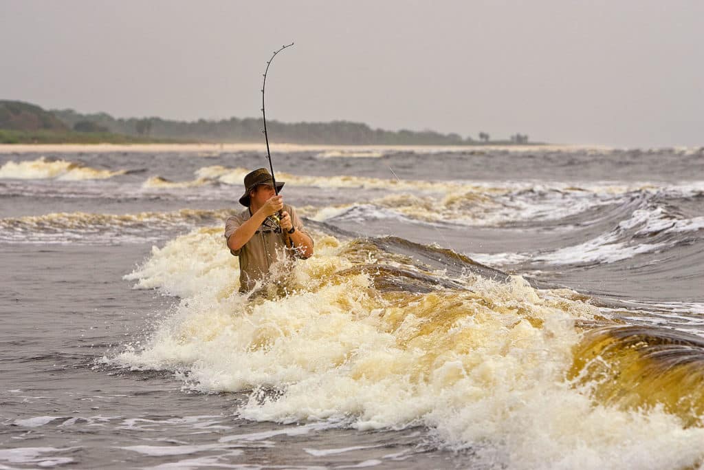 Dazzling fishing photography of Henry Gilbey - fishing the Gabon surf