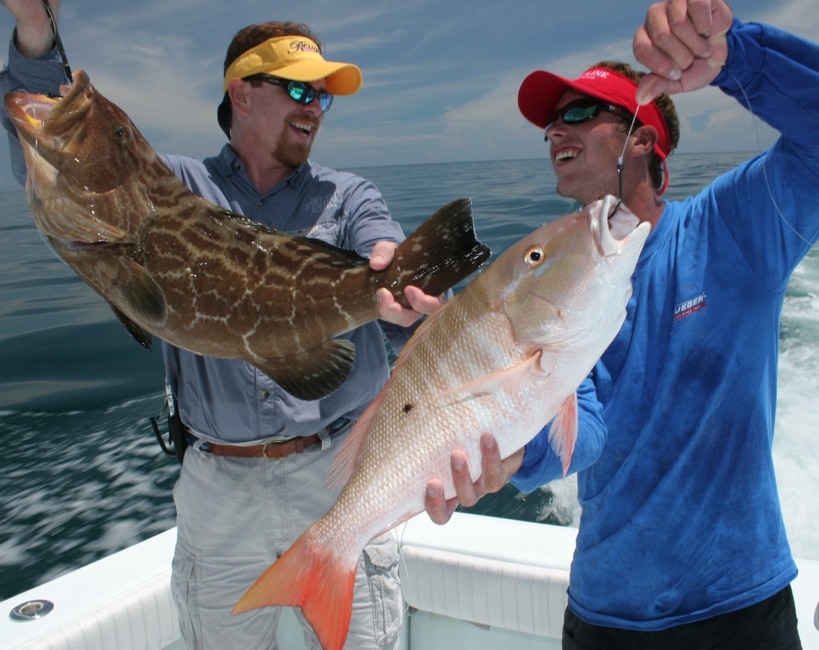 Best fishing vacation Islamorada, Florida Keys, black grouper and mutton snapper