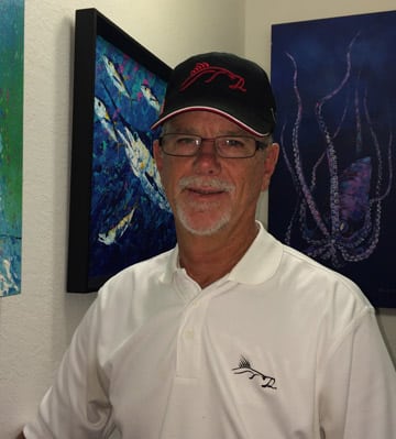 Kevin Brant fishing artist headshot