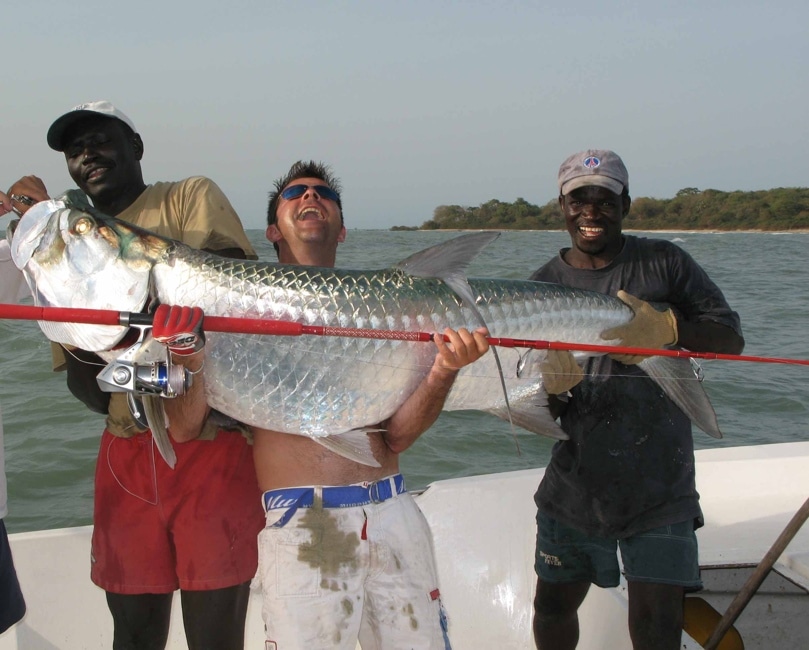 Best fishing vacation Bijagos, Guinea-Bissau, tarpon
