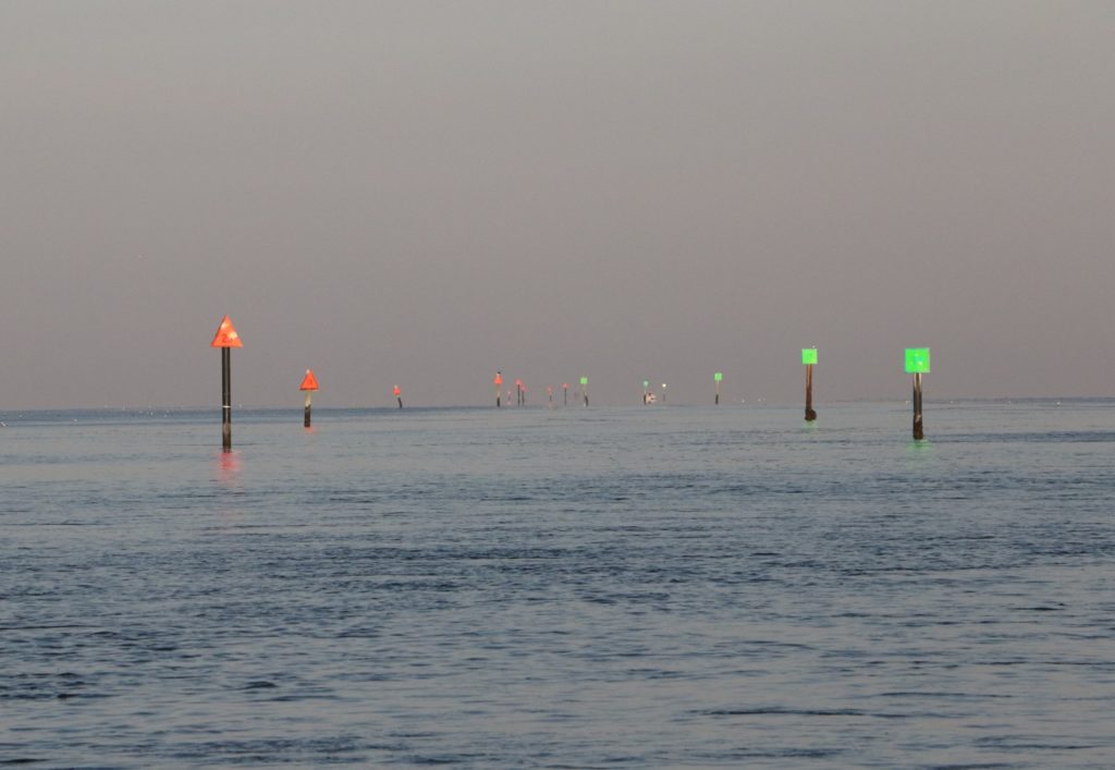 Channel markers lead the way offshore from Crystal River
