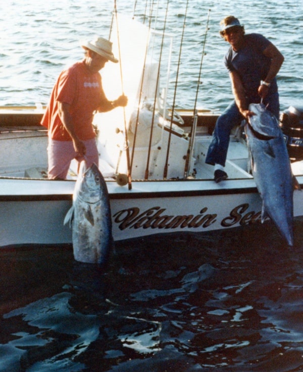 Greater amberjack fish IGFA world-record deep sea fishing