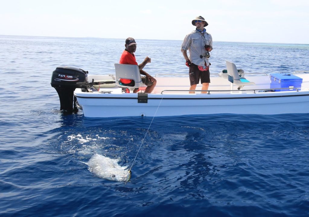 Anglers fishing in Papua New Guinea