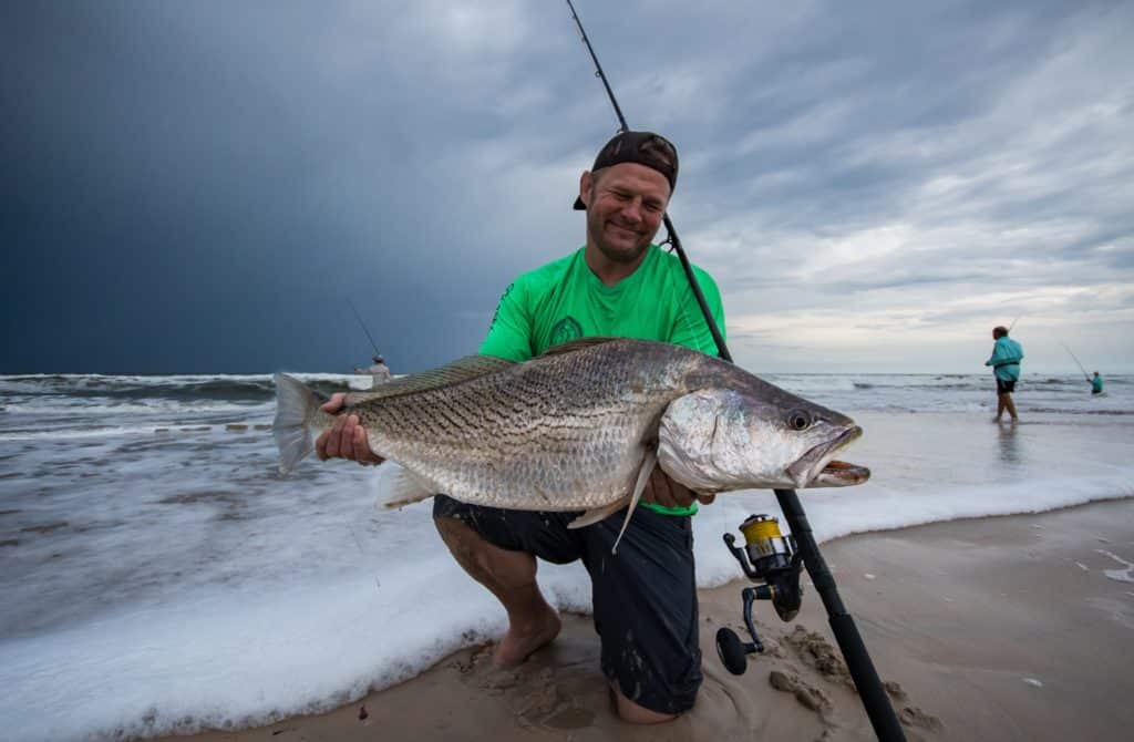 Fishing Gabon's Breathtaking Beaches - a big kob