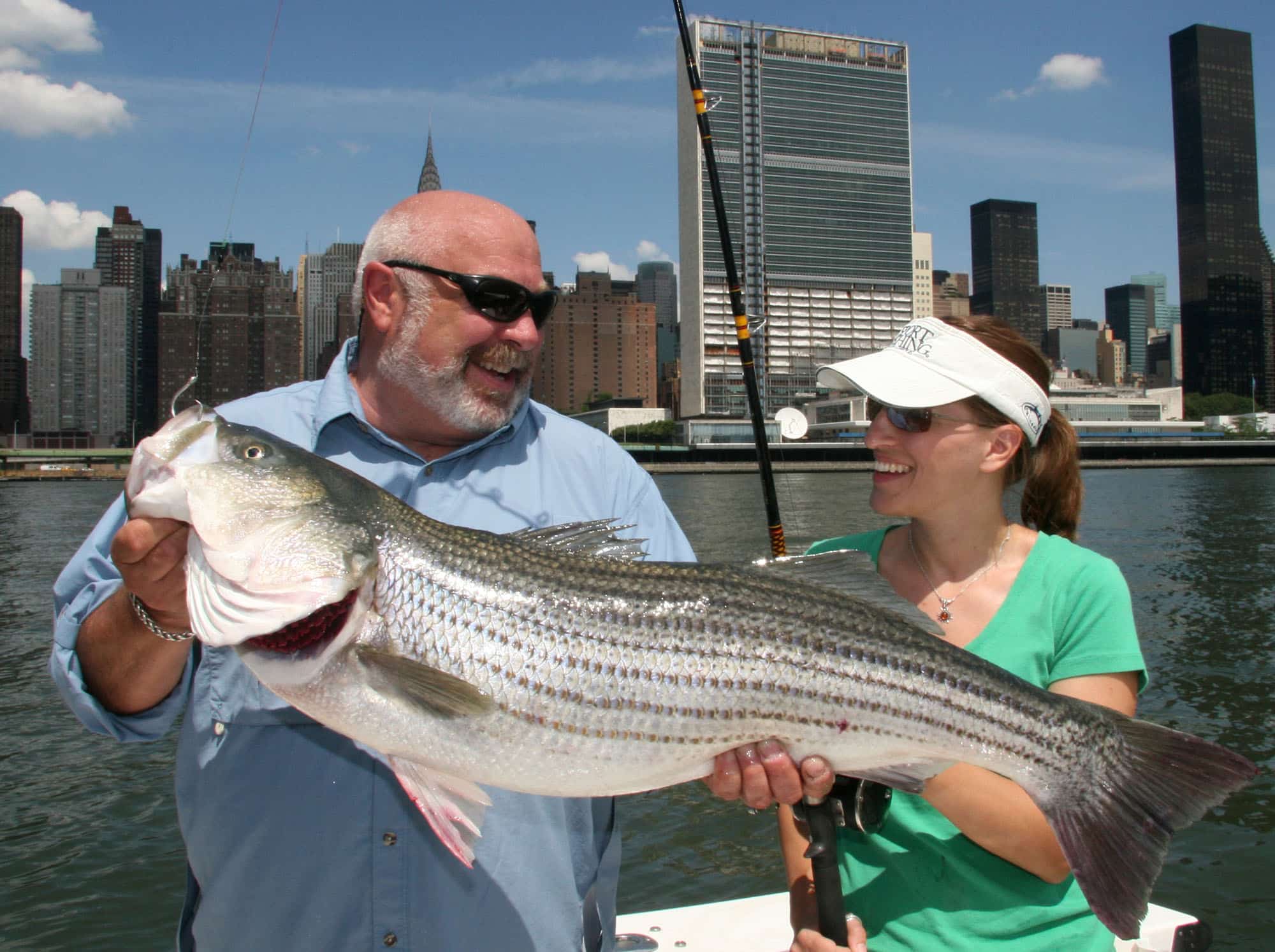 In 2021, a new regulation requires using inline circle hooks when fishing  for striped bass