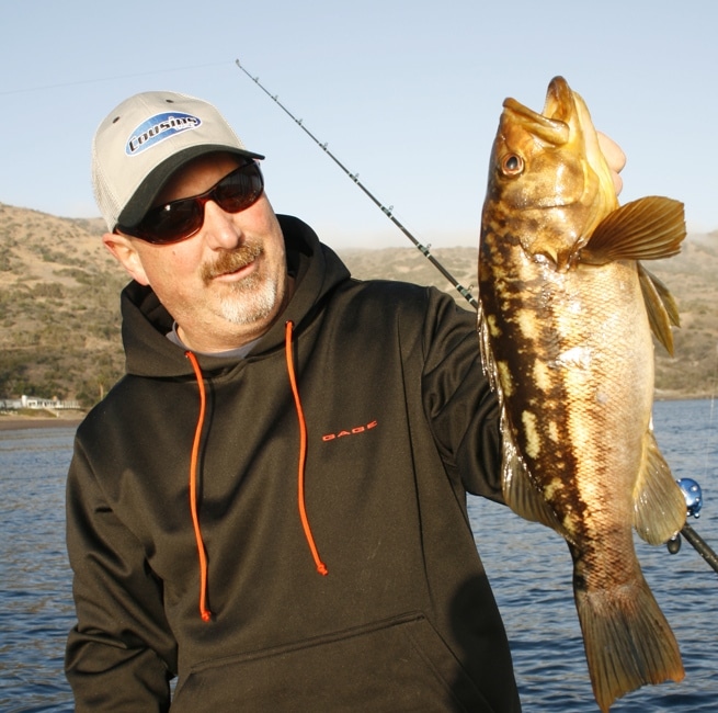 Best fishing vacation Catalina Island, Southern California, kelp calico bass