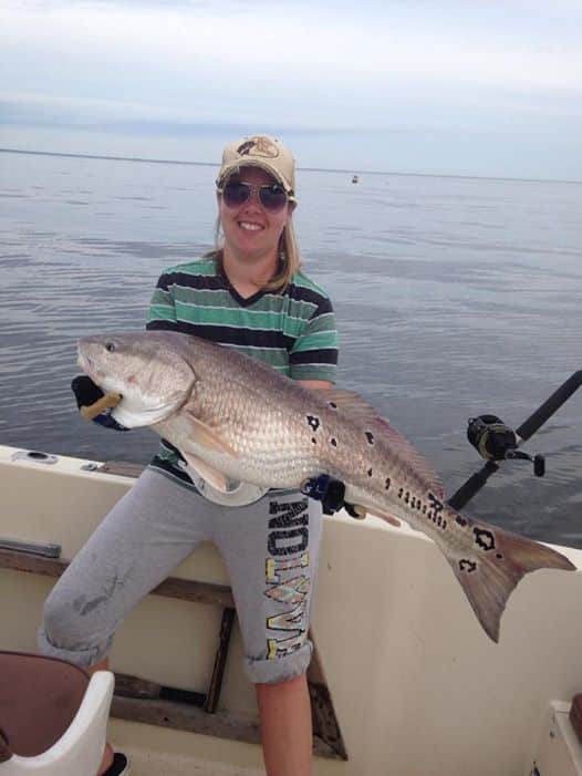 Huge Redfish Fishing Photo