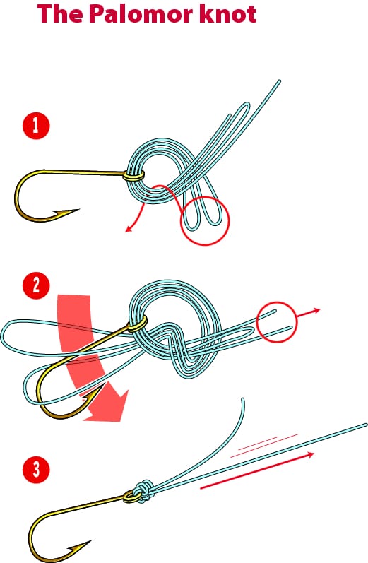 Palomar fishing knot