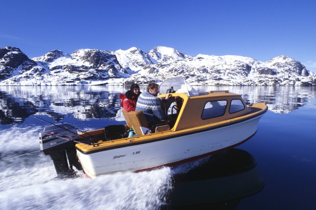 Greenland shark fishing boat