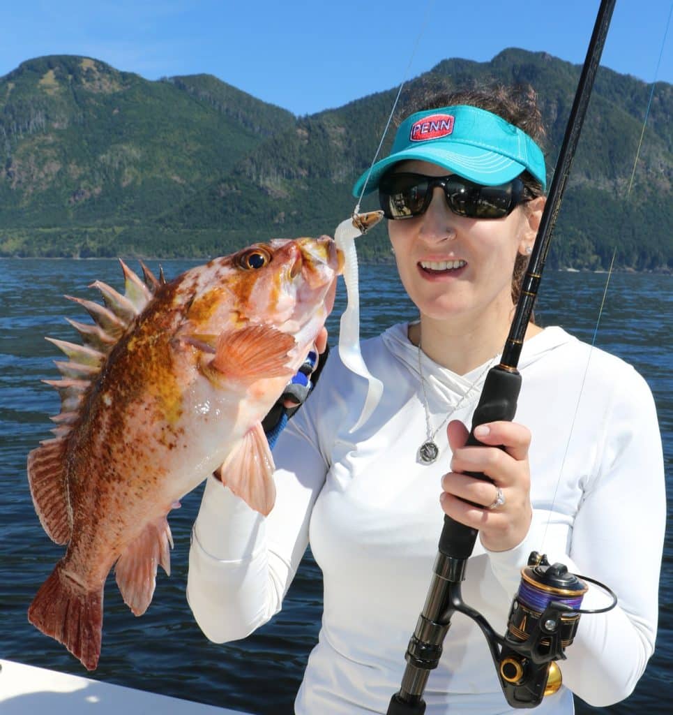 Fishing British Columbia's Spectacular Coast - a copper rockfish