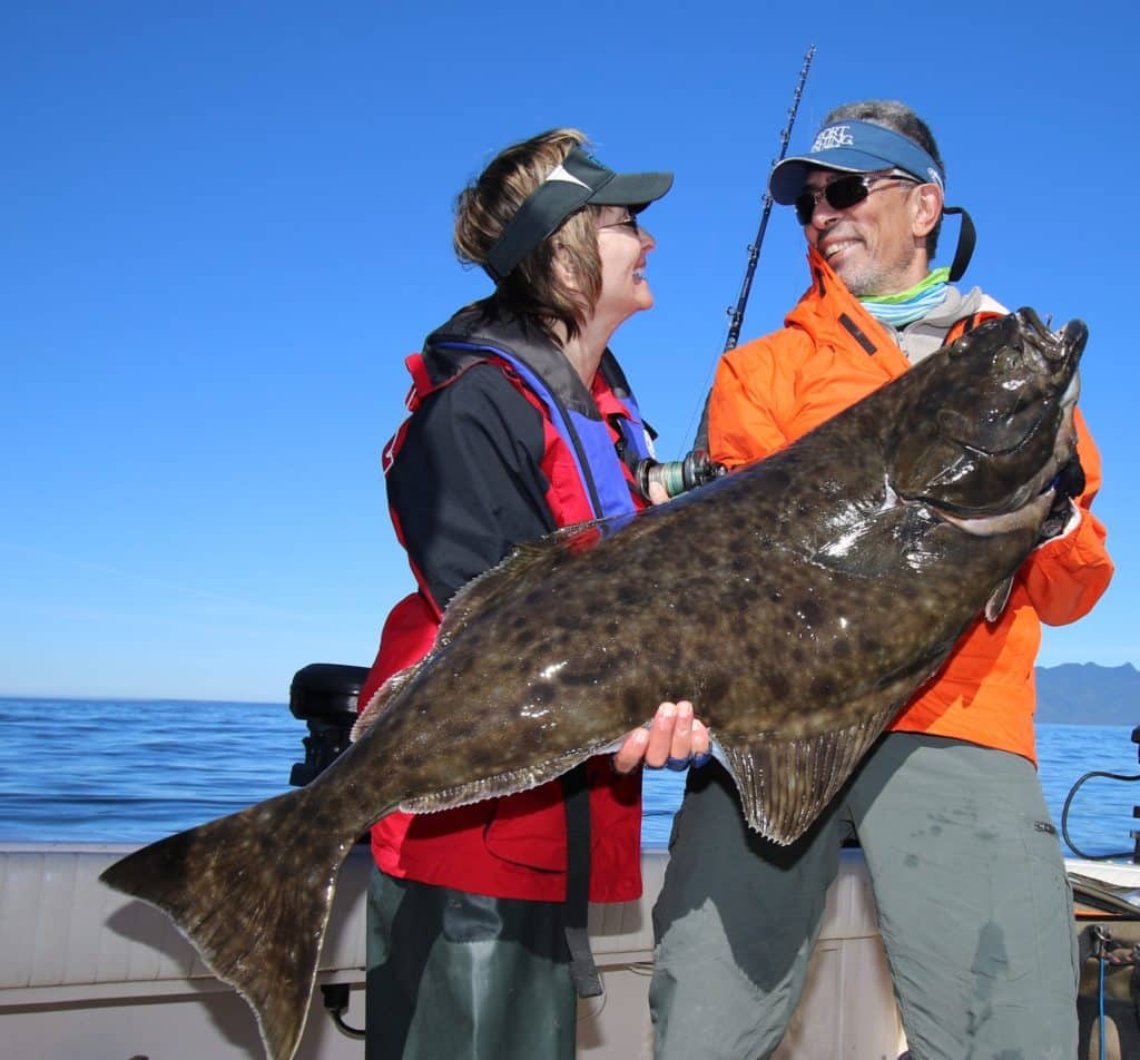 Fishing British Columbia's Spectacular Coast - a pacific halibut