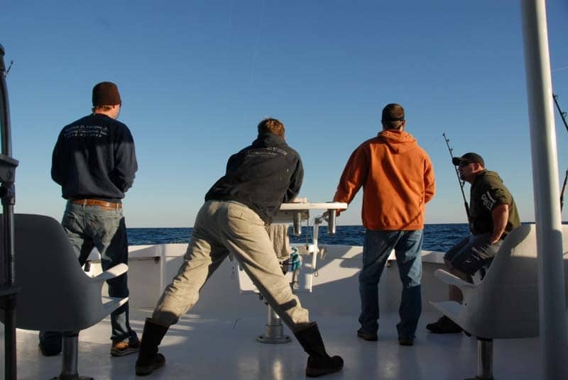 Busting up Blackfin out of Oregon Inlet