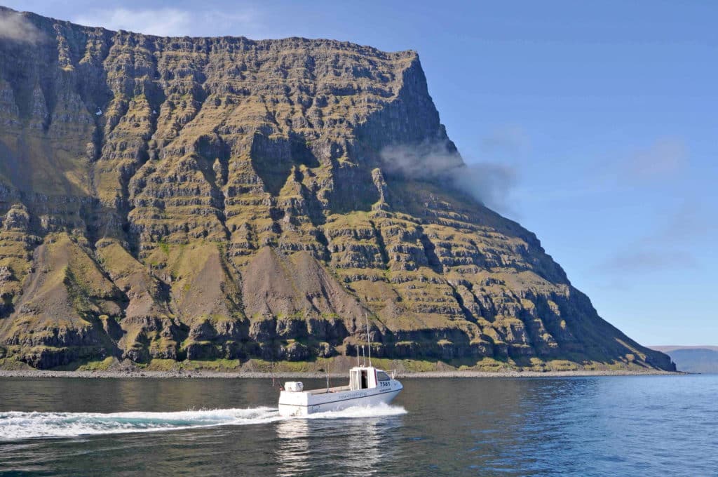 Fishing boat Talknafjordur Iceland