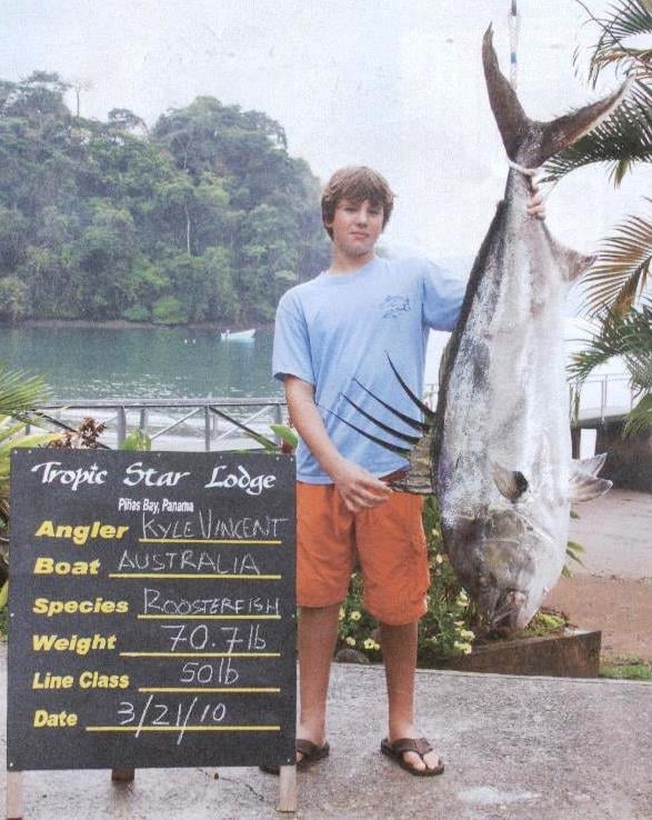 70-POUND, 11-OUNCE ROOSTERFISH