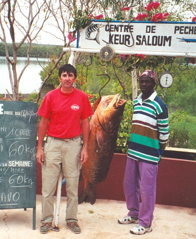 African red snapper fish IGFA world-record deep sea fishing