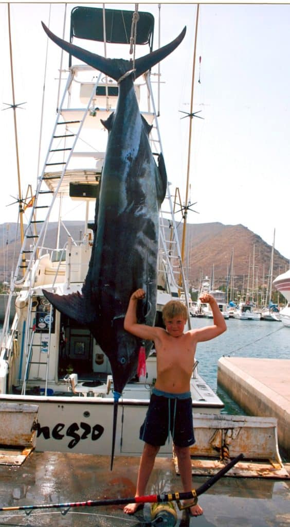 World-record small-fry catch - blue marlin