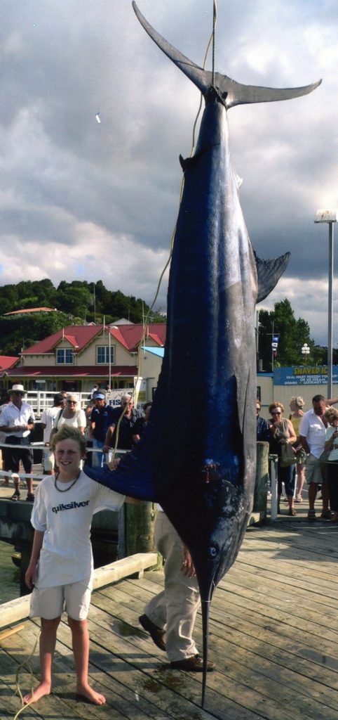 World-record small-fry catch - Pacific blue marlin