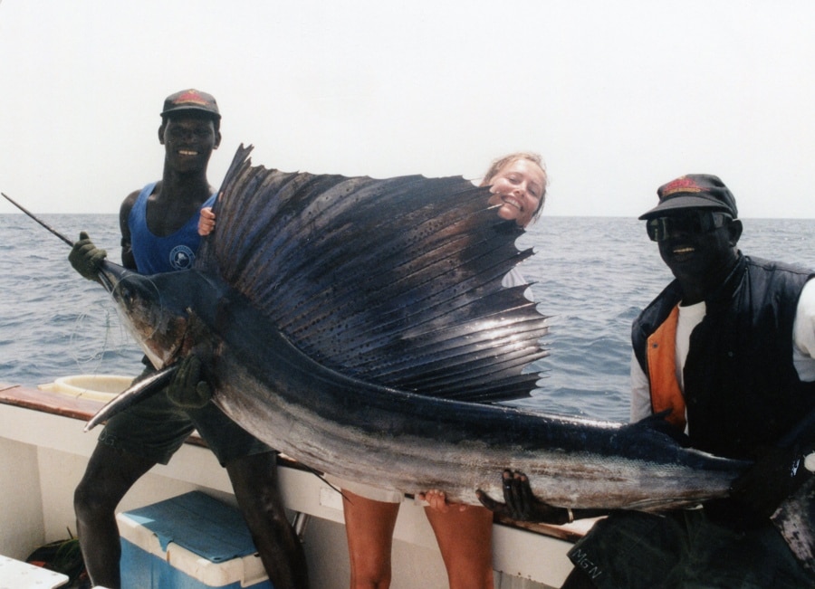 Atlantic sailfish fish IGFA world-record deep sea fishing