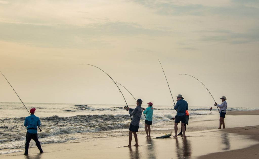 Fishing Gabon's Breathtaking Beaches - a hot bite in the surf