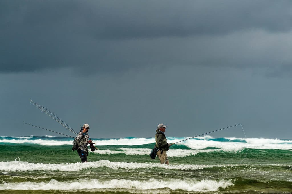 Dazzling fishing photography of Henry Gilbey - negotiating the surf zone