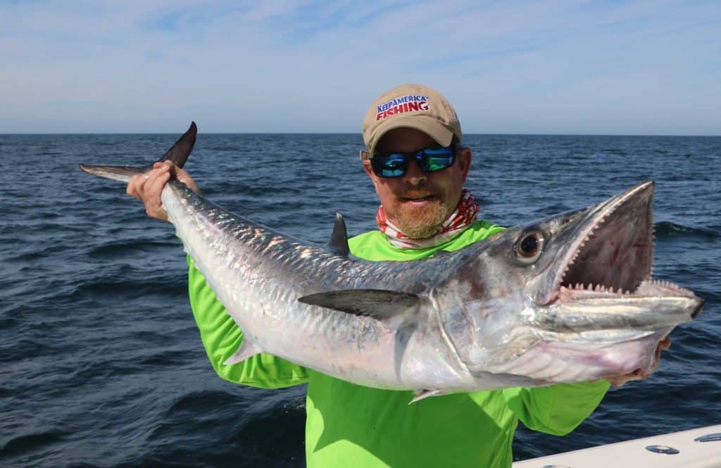 Catching Kingfish Off Cape Canaveral, Florida