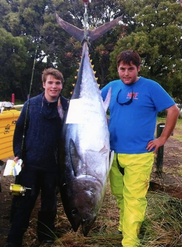 231-POUND, 13-OUNCE SOUTHERN BLUEFIN TUNA+