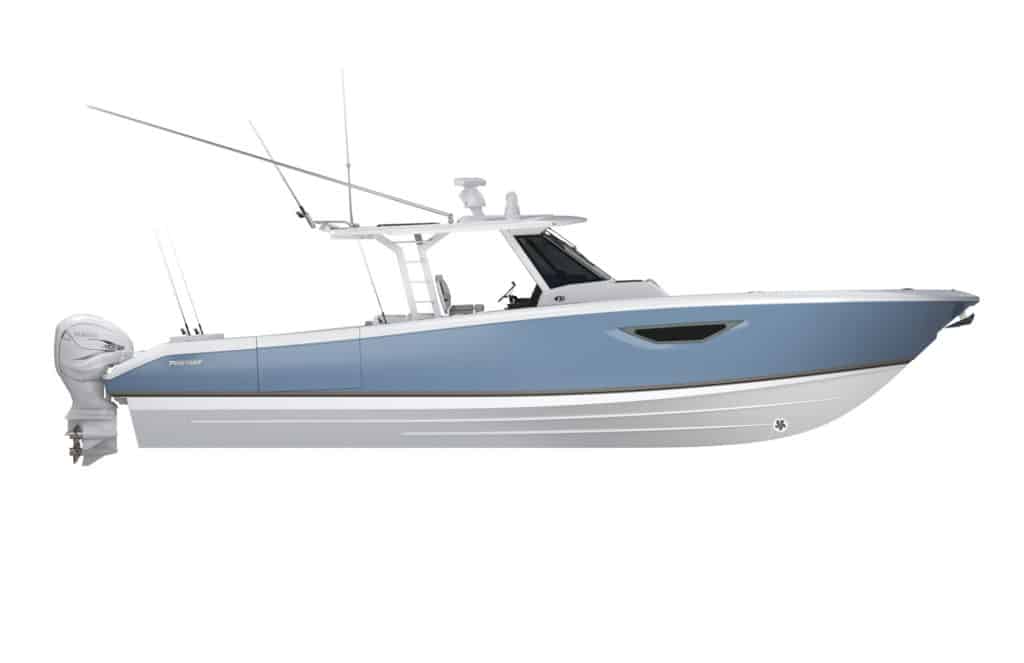 Pursuit S 428 Sport in profile