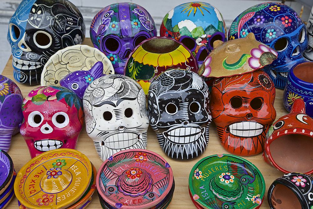 Mexican art in Isla Mujeres