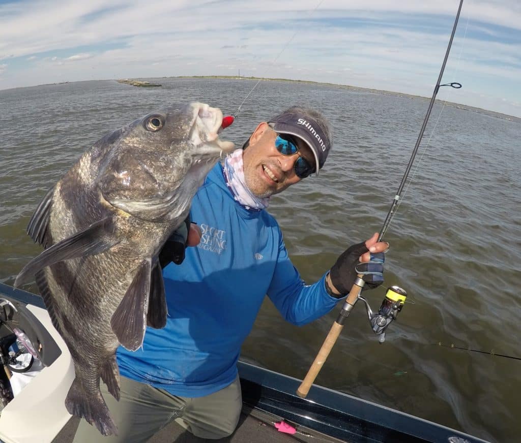 Louisiana redfish free for all — a black drum