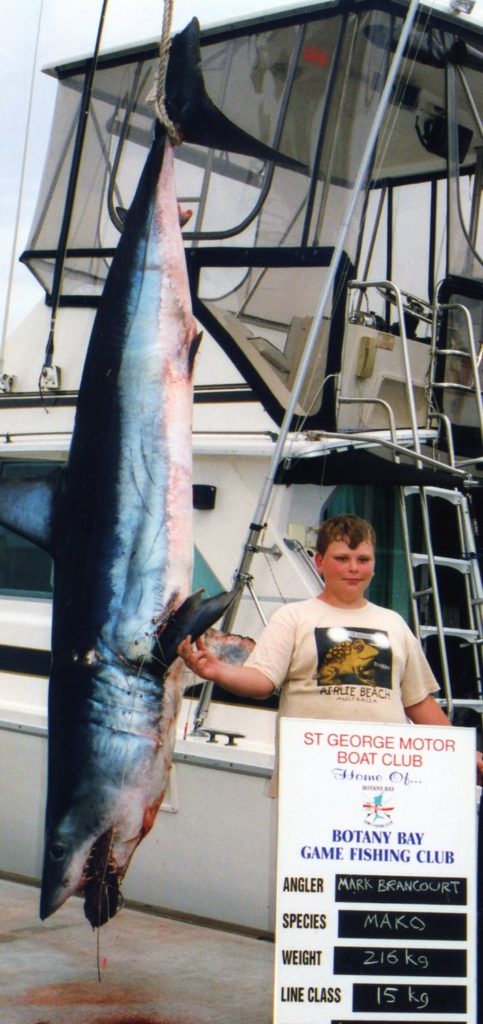 World-record small-fry catch - mako shark