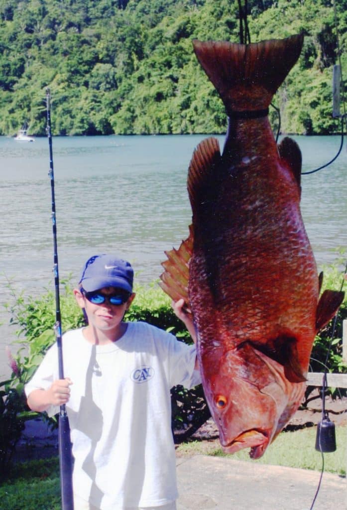 World-record small-fry catch - cubera snapper