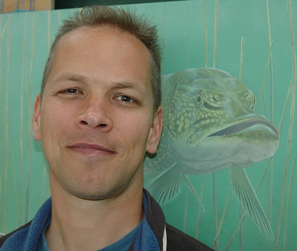 Jeroen Verhoeff fishing artist headshot