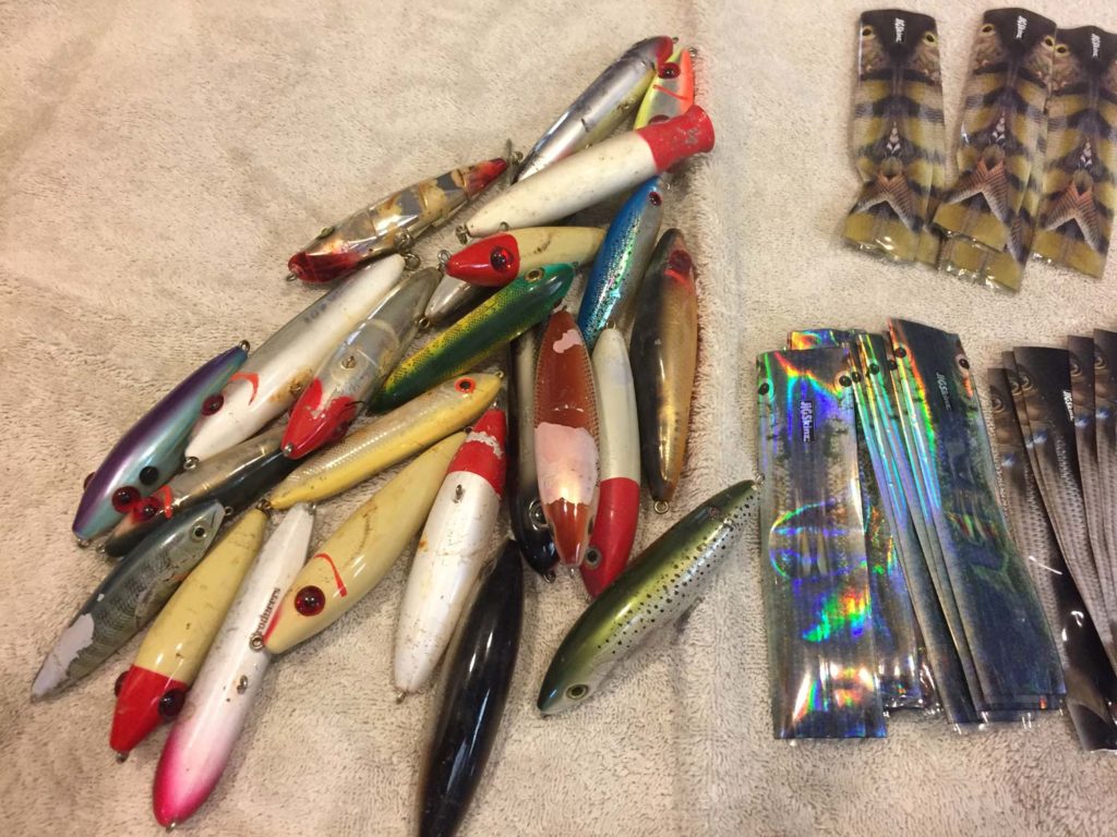 Beat-up lures will benefit from being fitted with Jig Skinz