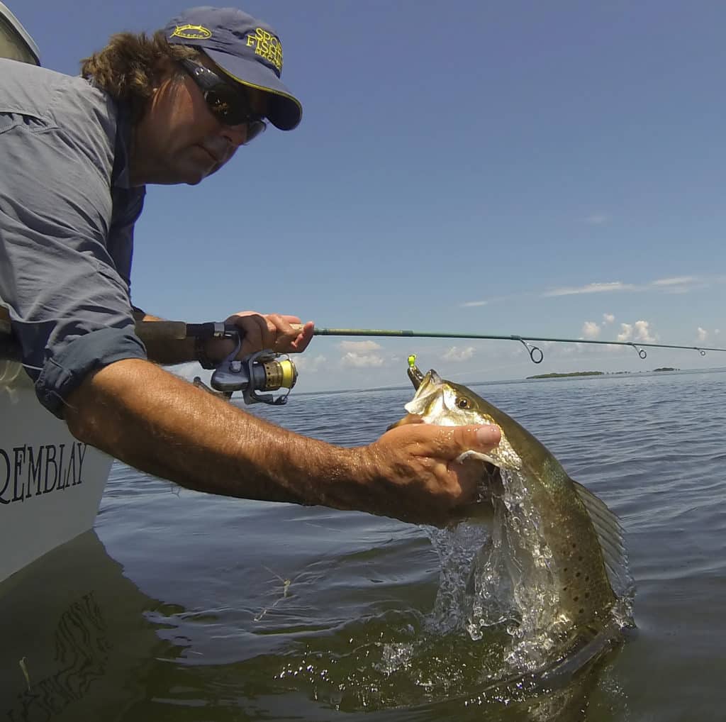 Trout caught as temperatures warm up