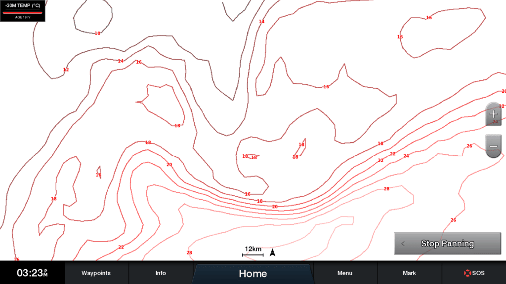 30m Subsurface Sea Temperatures