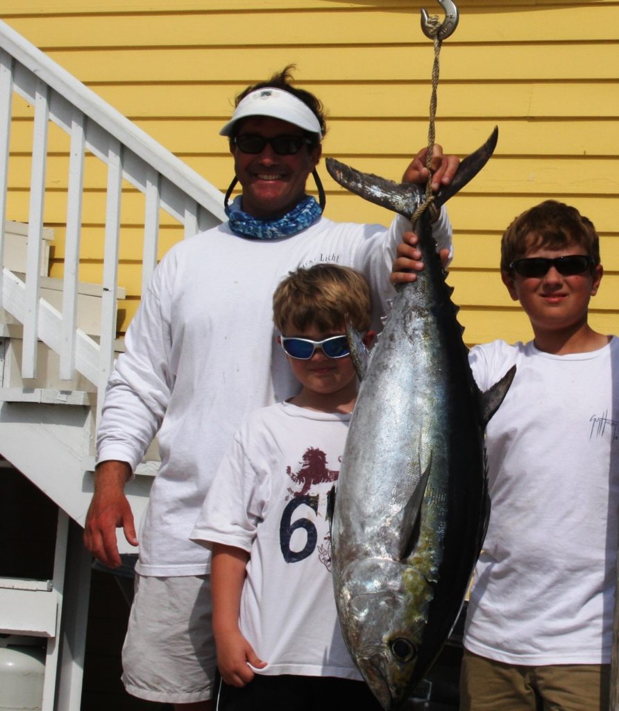 World-record small-fry catch - blackfin tuna