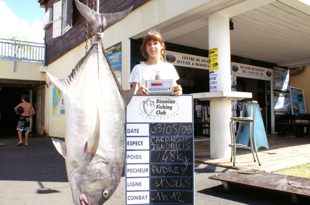 giant trevally fishing records