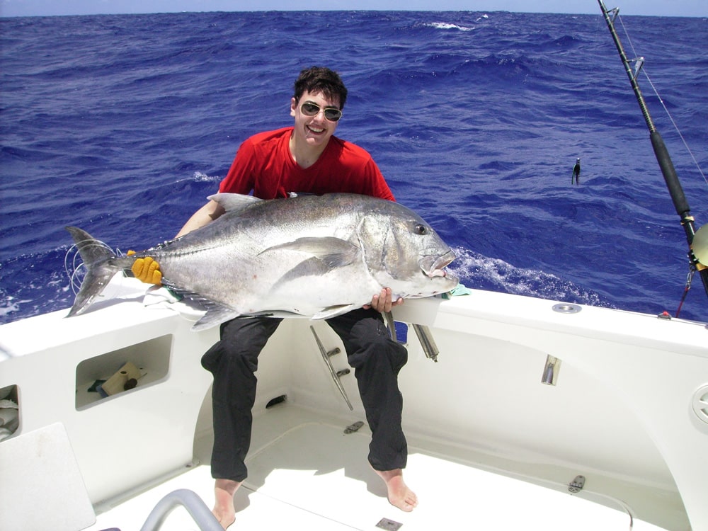 giant trevally fishing records